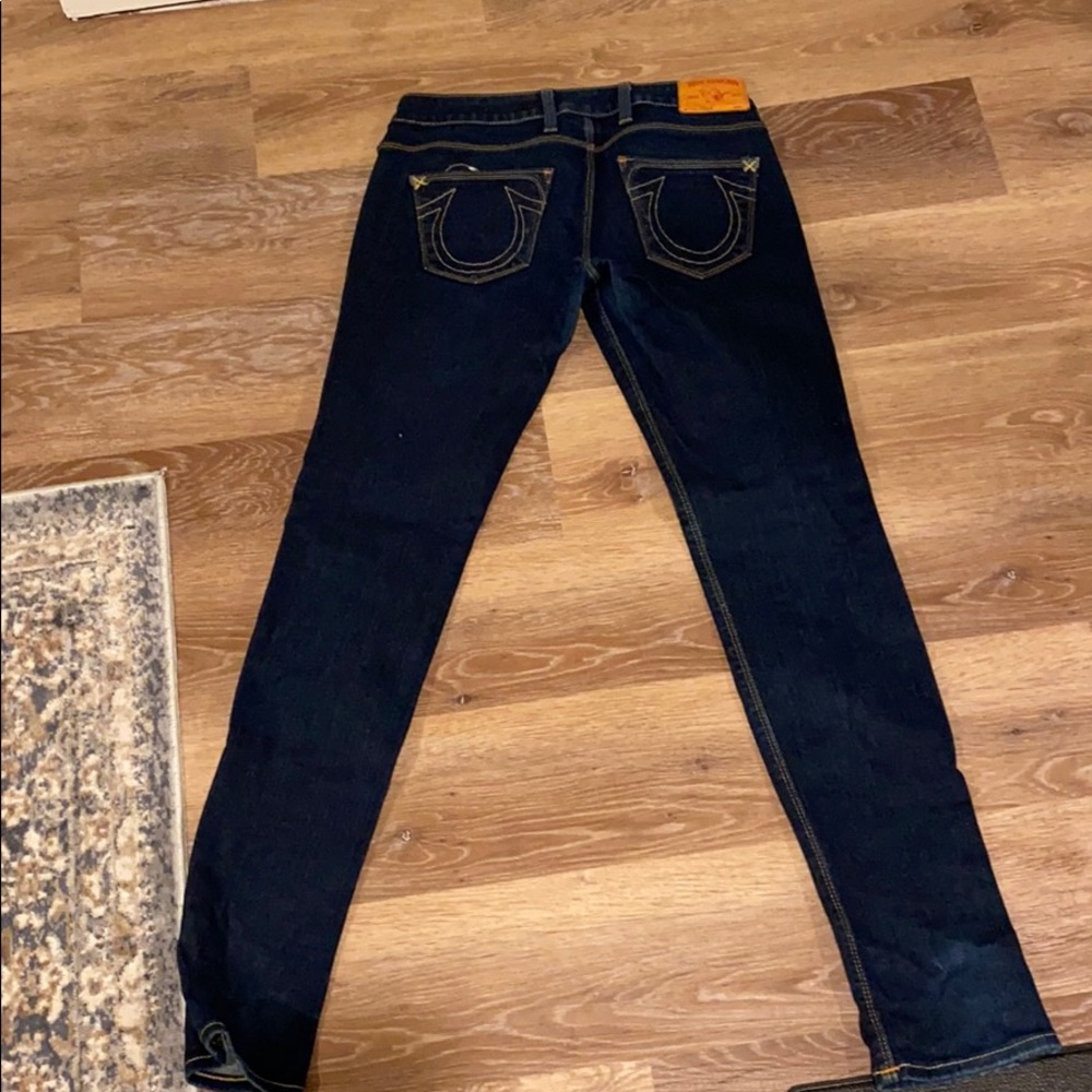 True religion dark wash jeans